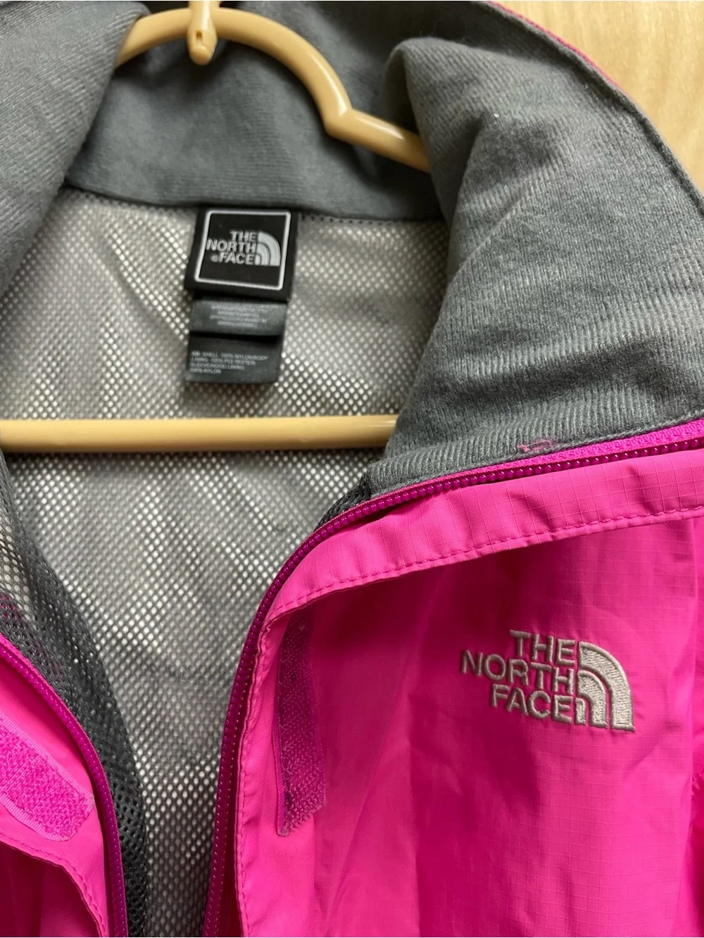 The North Face Women's Pink Waterproof Hooded Utility Jacket